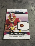 Bryce Love Washington Football 2020 Panini Playbook Zoning Commission #ZC-22