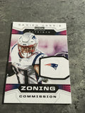Damien Harris Patriots 2020 Panini Playbook Zoning Commission #ZC-14