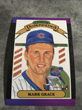 Mark Grace Cubs 1989 Donruss Diamond Kings #17
