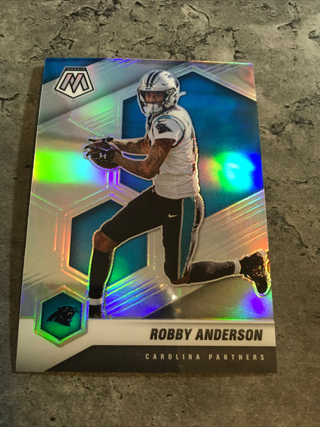 Robby Anderson  Panthers 2021 Panini Mosaic Silver Prizm #37