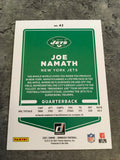 Joe Namath  Jets 2021 Panini Donruss #42B