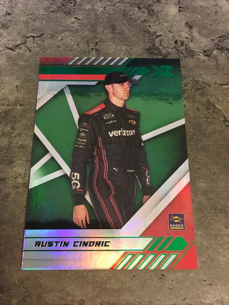 Austin Cindric  2021 NASCAR Panini Chronicles XR Green Rookie #1
