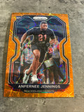 Anfernee Jennings  Patriots 2020 Panini Prizm Orange Ice Prizm Rookie #371