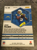 Josh Palmer  Chargers 2021 Panini Mosaic Green Prizm Rookie #329