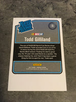 Todd Gilliland  2017 NASCAR Panini Donruss Rated Rookie #35