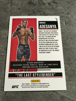 Israel Adesanya  UFC 2021 Panini Chronicles Contenders Pink #5