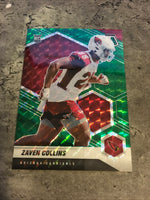 Zaven Collins Cardinals 2021 Panini Mosaic Green Prizm Rookie #363