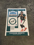 Carson Wentz  Eagles 2019 Panini Contenders #57