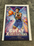 Moses Moody  Warriors 2021-22 Donruss  Great X-Pectations Rookie #2