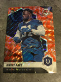 Kwity Paye  Colts 2021 Panini Mosaic Reactive Orange Prizm Rookie #351