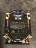 Darrell Taylor  Seahawks 2020 Panini Select Red Die-Cut Prizm Rookie #96