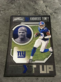 Kadarius Toney Giants 2021 Panini Playbook Next Up Rookie #NXT-KTO