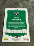 Josh Jacobs  Raiders 2021 Panini Donruss #85B