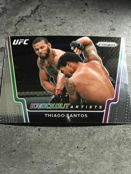 Thiago Santos  UFC 2021 Panini Prizm Knockout Artists #22