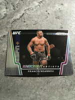 Francis Ngannou  UFC 2021 Panini Prizm Knockout Artists #25