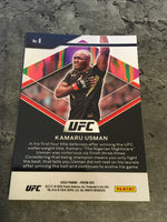 Kamaru Usman  UFC 2022 Panini Prizm Fearless #6