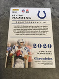 Peyton Manning  Colts 2020 Panini Chronicles Teal #41