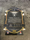Henry Ruggs III  Raiders 2020 Panini Select Light Blue Die Cut Prizm #58