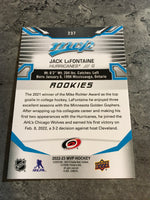 Jack LaFontaine   Hurricanes  2022-23 Upper Deck MVP Rookie #237