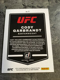 Cody Garbrandt  UFC 2022 Panini Donruss Press Proof Silver #7