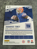 Kadarius Toney  Giants 2021 Panini Prestige Rookie #214