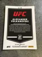 Alexander Volkanovski   UFC 2022 Panini Donruss Optic #28