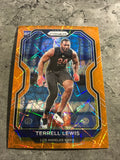 Terrell Lewis  Rams 2020 Panini Prizm Orange Ice Prizm Rookie #378