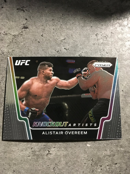 Alistair Overeem  UFC 2021 Panini Prizm Knockout Artists #10