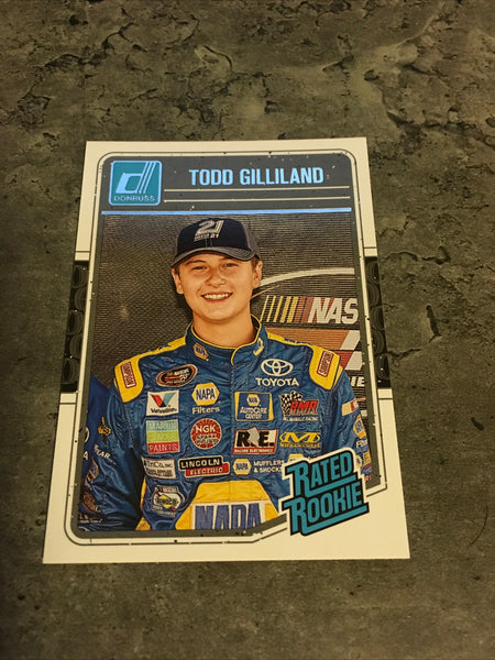 Todd Gilliland  2017 NASCAR Panini Donruss Rated Rookie #35