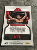 Fares Ziam  UFC 2022 Panini Prizm Rookie #143