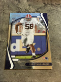 Christian Barmore  Patriots 2021 Panini Absolute Rookie #156