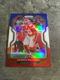 Damien Williams   Chiefs 2020 Panini Prizm Red White & Blue Prizm #128