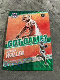 Darren Waller  Raiders 2021 Panini Mosaic Got Game Green Prizm#GG-22