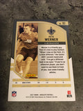 Pete Werner  Saints 2021 Panini Absolute Yellow Rookie #181