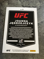 Joanna Jedrzejczyk  UFC 2022 Panini Donruss Press Proof Silver #91