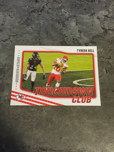 Tyreek Hill   Chiefs 2021 Panini Rookie & Stars Touchdown Club#TDC-4