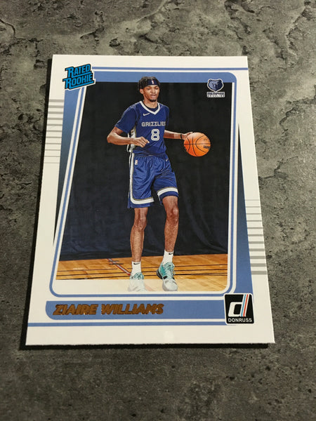 Ziaire Williams  Grizzlies 2021-22 Donruss Rookie #248