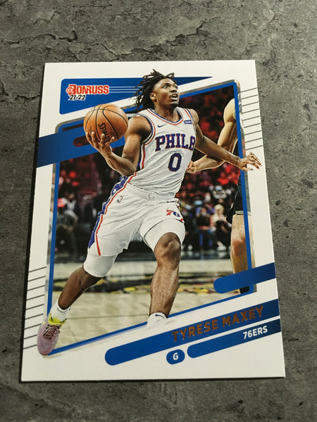 Tyrese Maxey  76ers 2021-22 Donruss #48