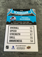 Nathan MacKinnon Avalanche 2021-22 Upper Deck MVP  Ice Battles #216SP