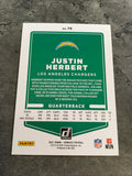 Justin Herbert  Chargers 2021 Panini Donruss #70B