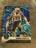 Derwin James Jr.  Chargers 2021 Panini Mosaic Reactive Blue Prizm #115