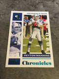 Peyton Manning  Colts 2020 Panini Chronicles Teal #41