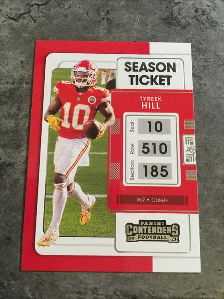 Tyreek Hill   Chiefs 2021 Panini Contenders #48