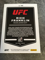 Rich Franklin  UFC 2022 Panini Donruss Press Proof Silver #190