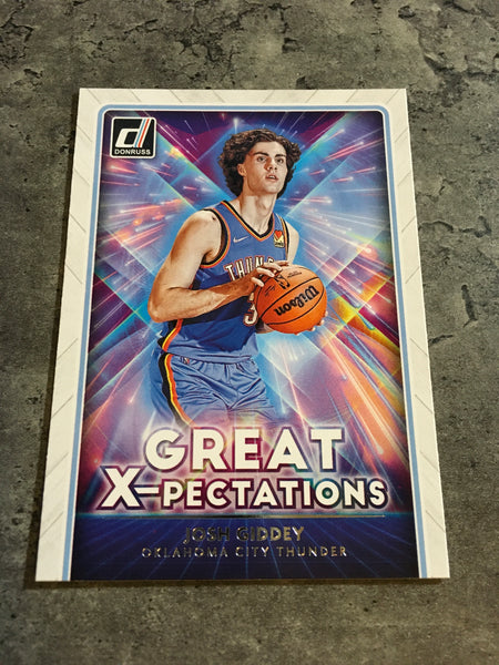 Josh Giddey  Thunder 2021-22 Donruss Great X-Pectations Rookie #19