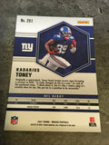 Kadarius Toney  Giants 2021 Panini Mosaic Rookie NFL Debut #251