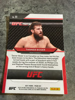 Tanner Boser   UFC 2021 Panini Prizm Rookie #91