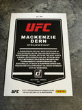 Mackenzie Dern  UFC 2022 Panini Donruss Press Proof Silver #34