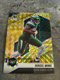 Denzel Mims  Jets 2021 Panini Mosaic Reactive Yellow Prizm #158
