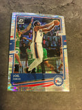 Joel Embiid 76ers 2020-21  Panini Donruss Optic Fast Break Holo Prizm #20